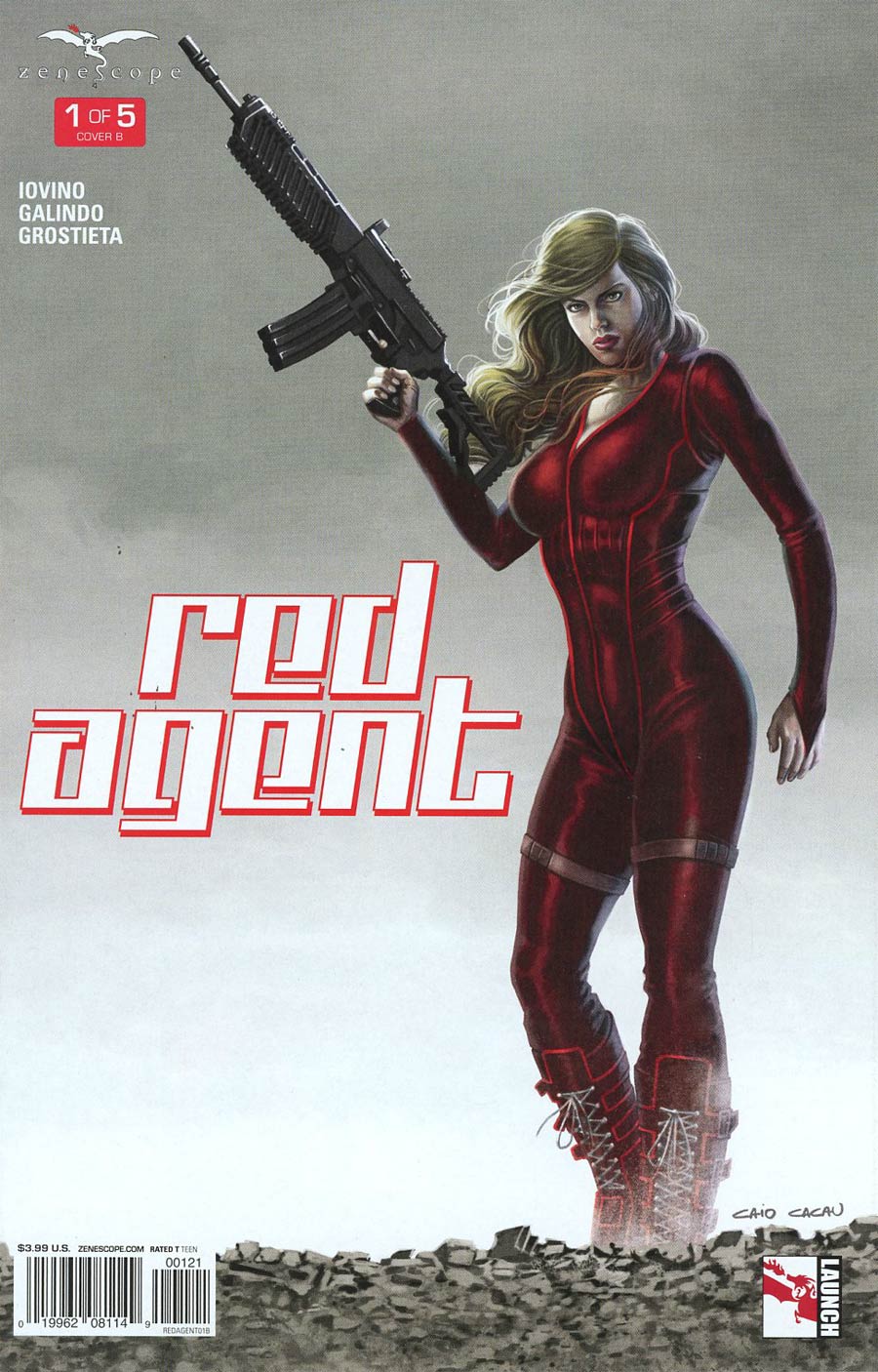 Grimm Fairy Tales Presents Red Agent #1 Cover B Caio Cacau