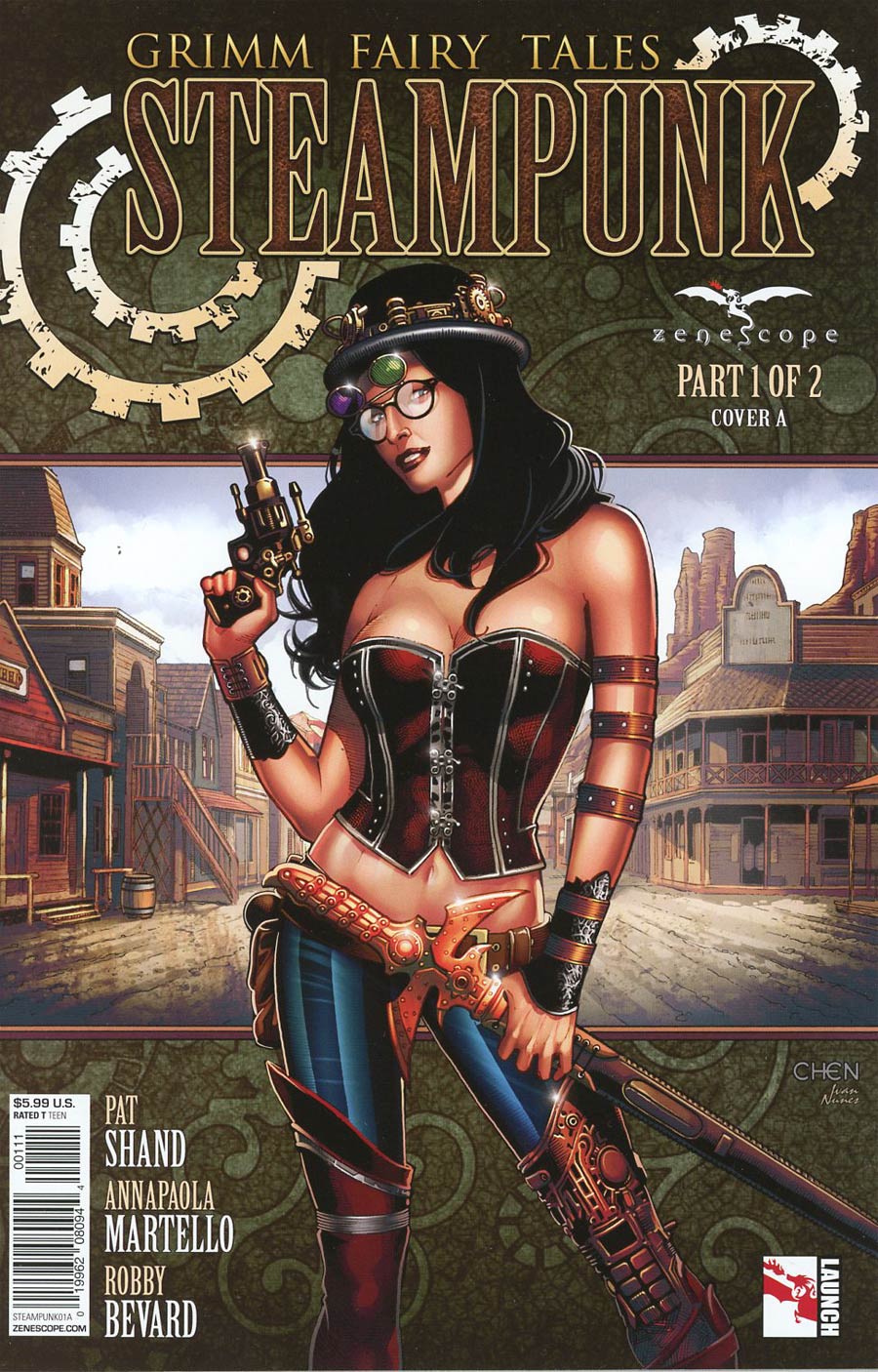 Grimm Fairy Tales Presents Steampunk #1 Cover A Sean Chen