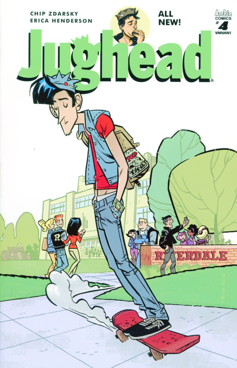 Jughead Vol 3 #4 Cover B Variant J Bone Cover