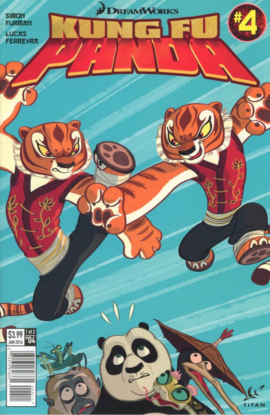 Kung Fu Panda Vol 2 #4 Cover A Regular Lucas Ferreyra Cover