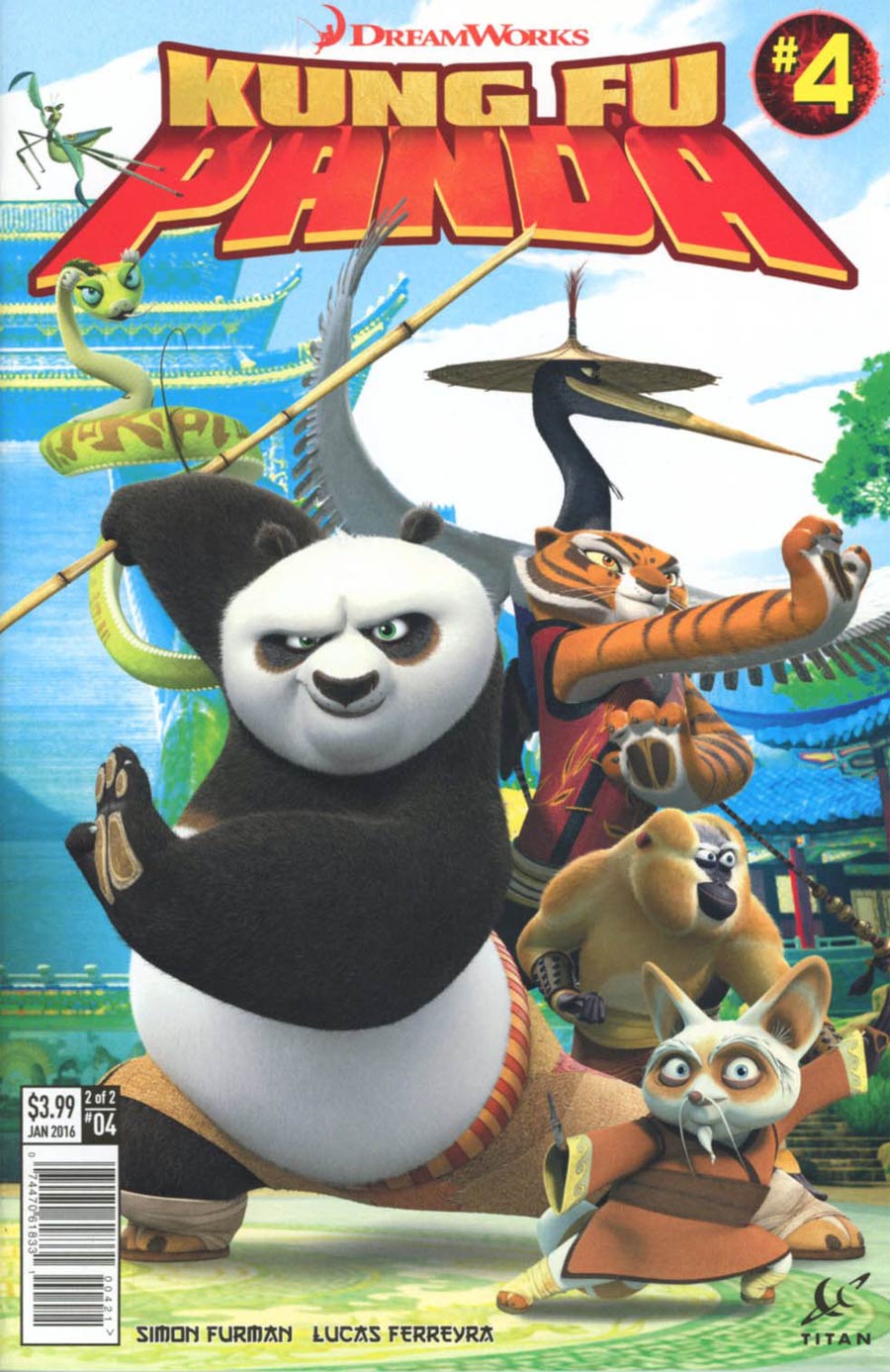 Kung Fu Panda Vol 2 #4 Cover B Variant Photo Subscription Cover