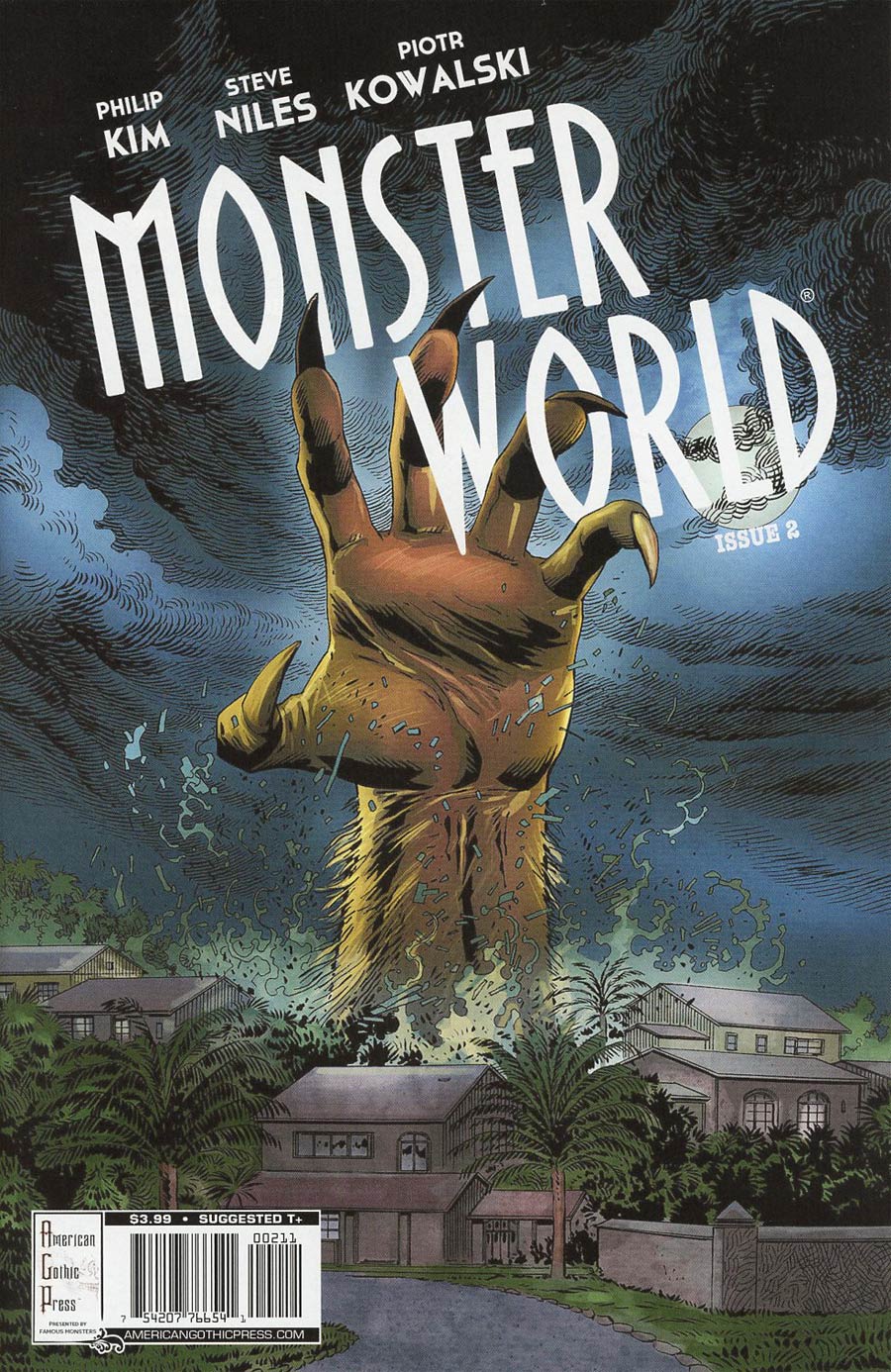 Famous Monsters Presents Monster World #2 Cover A Regular Piotr Kowalski Cover