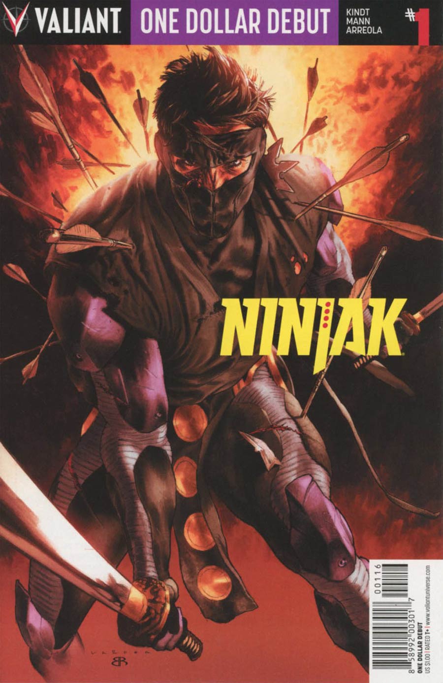 Ninjak Vol 3 #1 Cover L One Dollar Debut Edition