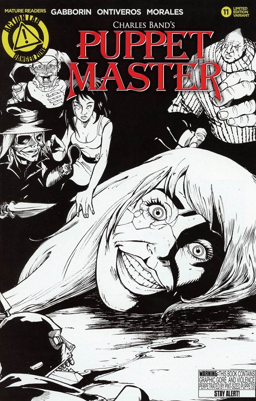 Puppet Master #11 Cover B Variant Antonio Ontiveros Sketch Cover