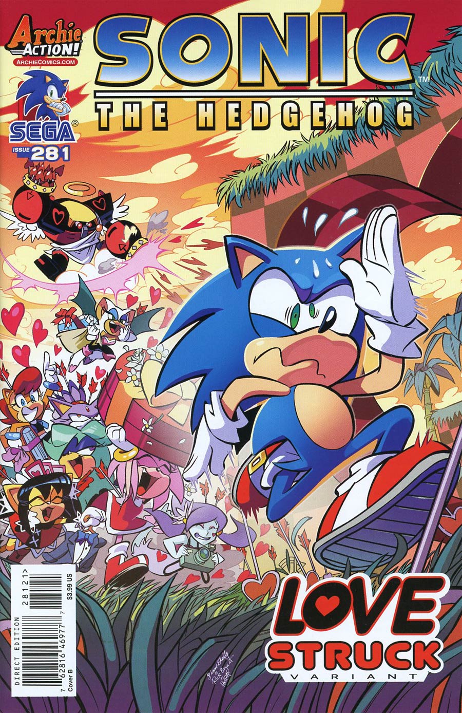 Sonic The Hedgehog Vol 2 #281 Cover B Variant Diana Skelly Cover