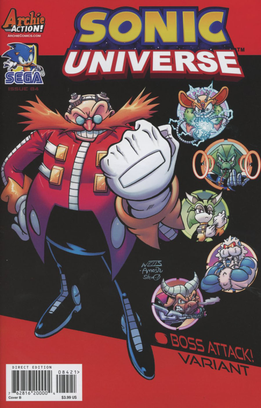 Sonic Universe #84 Cover B Variant Lamar Wells Cover - Midtown Comics