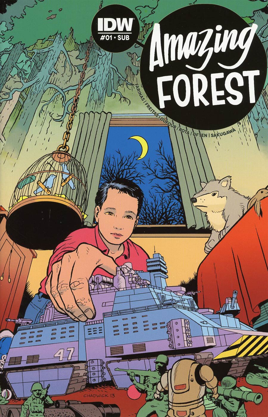 Amazing Forest #1 Cover B Variant Paul Chadwick Subscription Cover