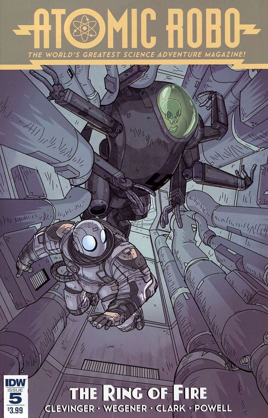 Atomic Robo And The Ring Of Fire #5 Cover A Regular Scott Wegener Cover