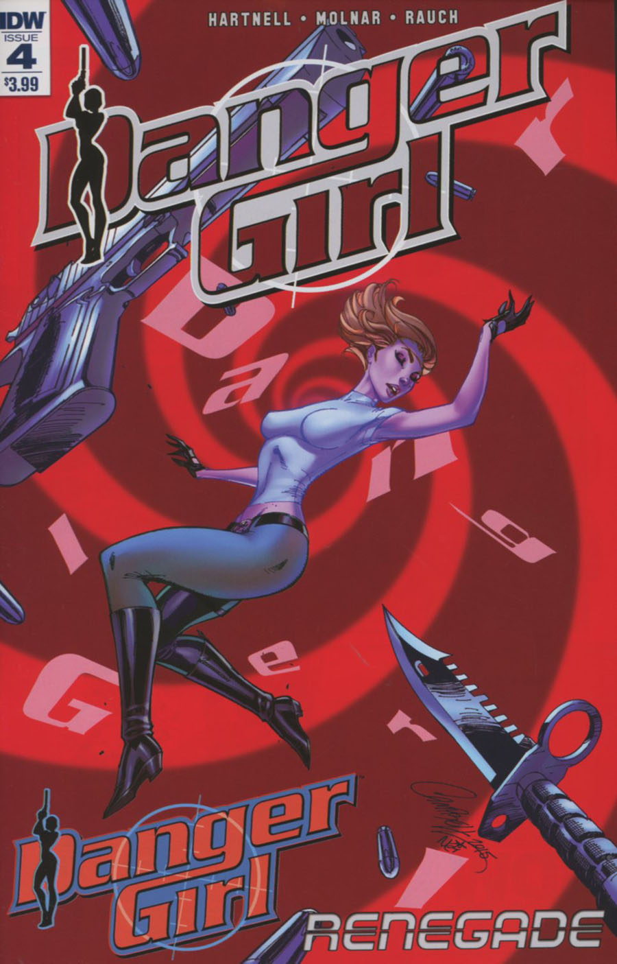 Danger Girl Renegade #4 Cover A Regular J Scott Campbell Cover