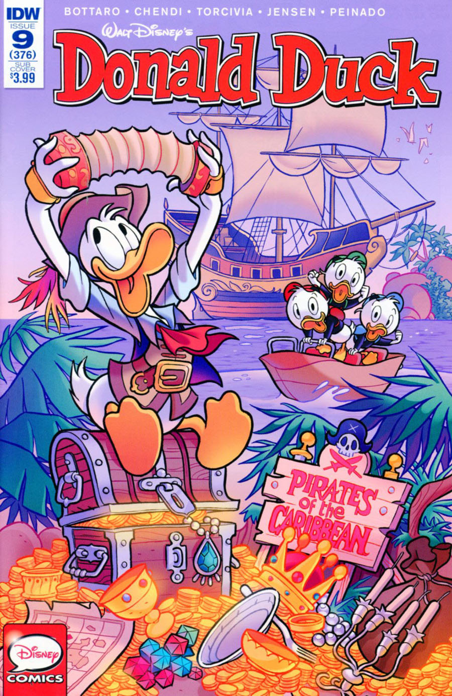 Donald Duck Vol 2 #9 Cover B Variant Andrea Freccero Subscription Cover