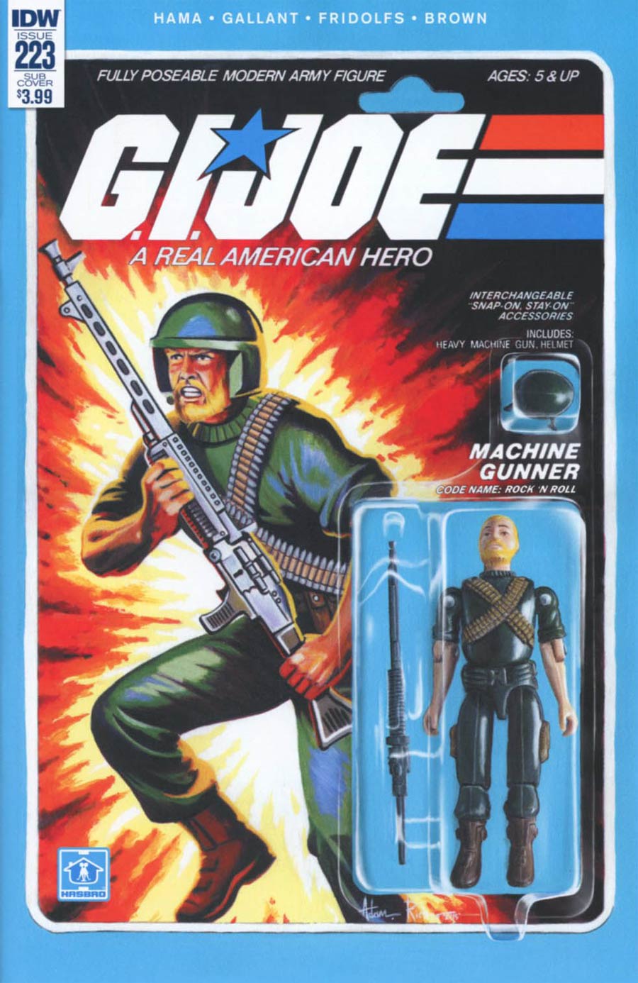 GI Joe A Real American Hero #223 Cover B Variant Adam Riches Subscription Cover