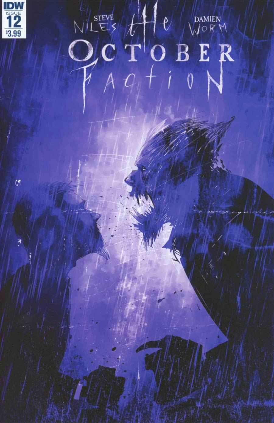October Faction #12 Cover A Regular Damien Worm Cover