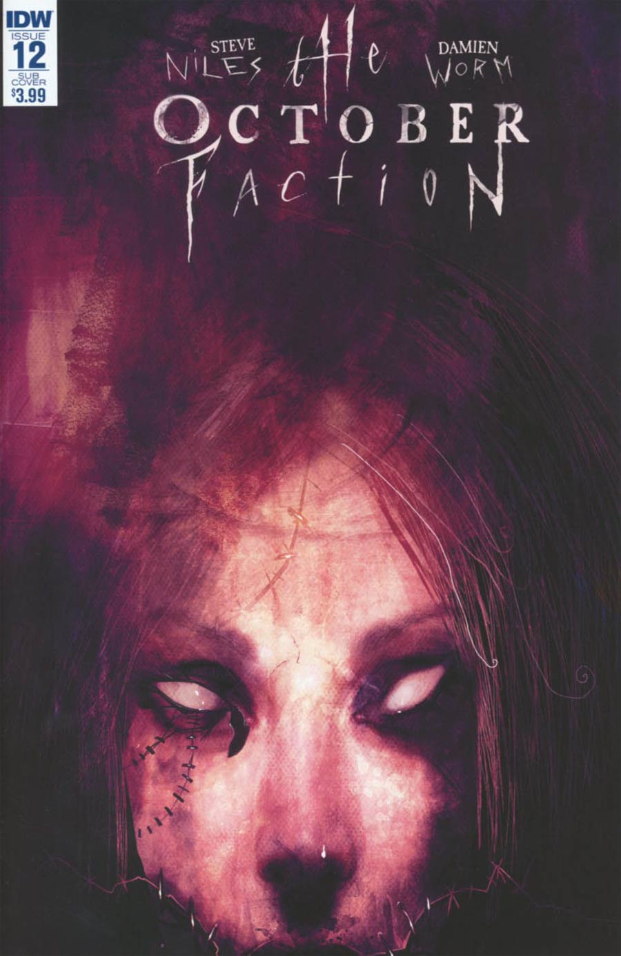 October Faction #12 Cover B Variant Damien Worm Subscription Cover