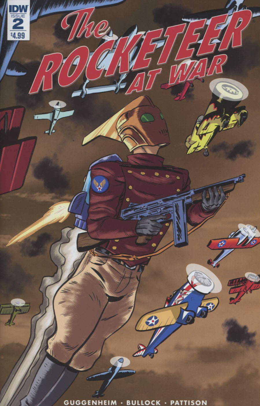 Rocketeer At War #2 Cover A Regular Dave Bullock Cover
