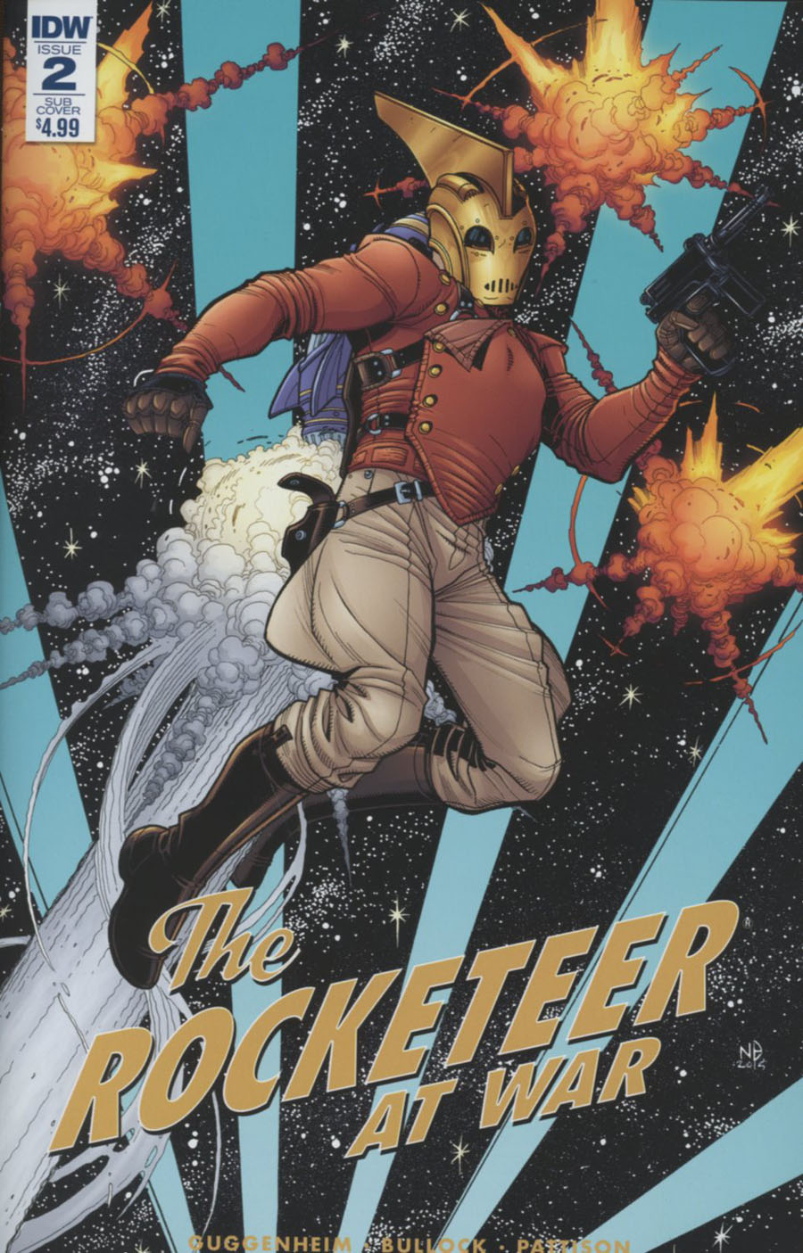 Rocketeer At War #2 Cover B Variant Nick Bradshaw Subscription Cover