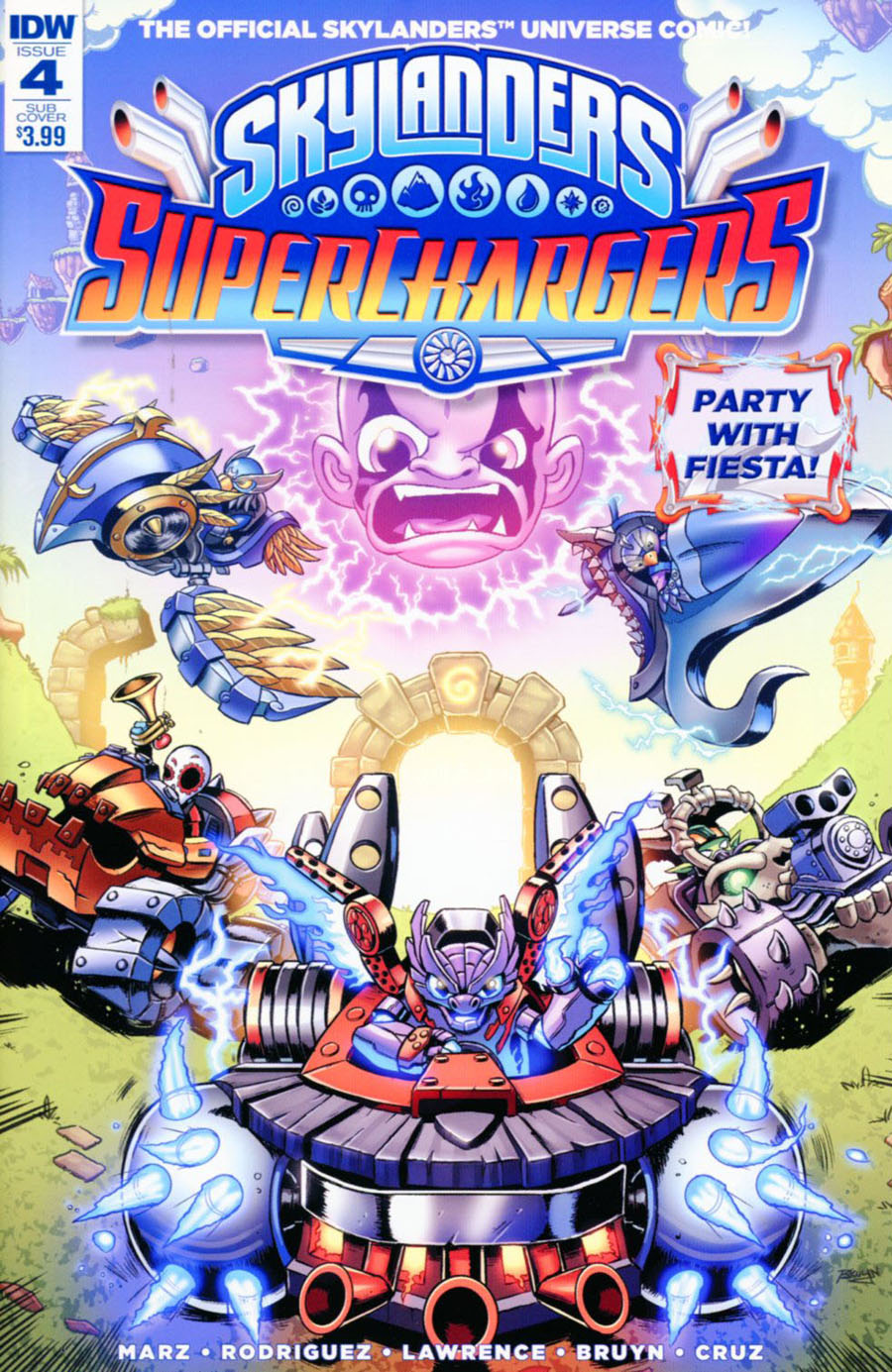 Skylanders Superchargers #4 Cover B Variant Craig Bruyn Subscription Cover