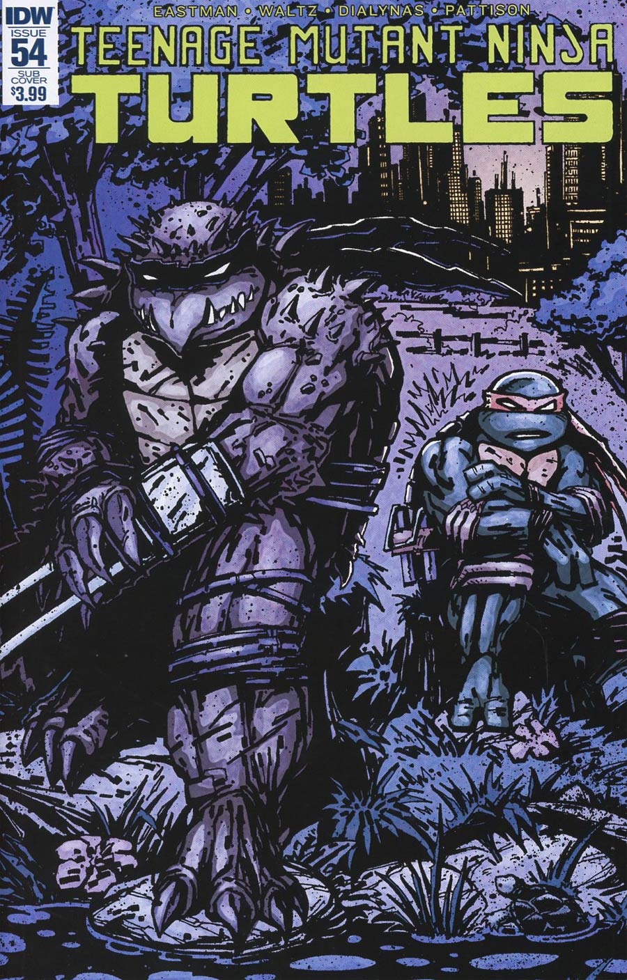 Teenage Mutant Ninja Turtles Vol 5 #54 Cover B Variant Kevin Eastman Subscription Cover