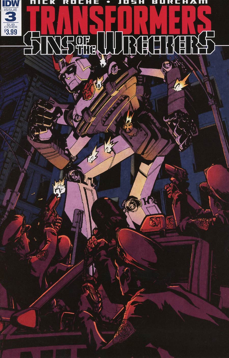 Transformers Sins Of The Wreckers #3 Cover B Variant Andy MacDonald Subscription Cover