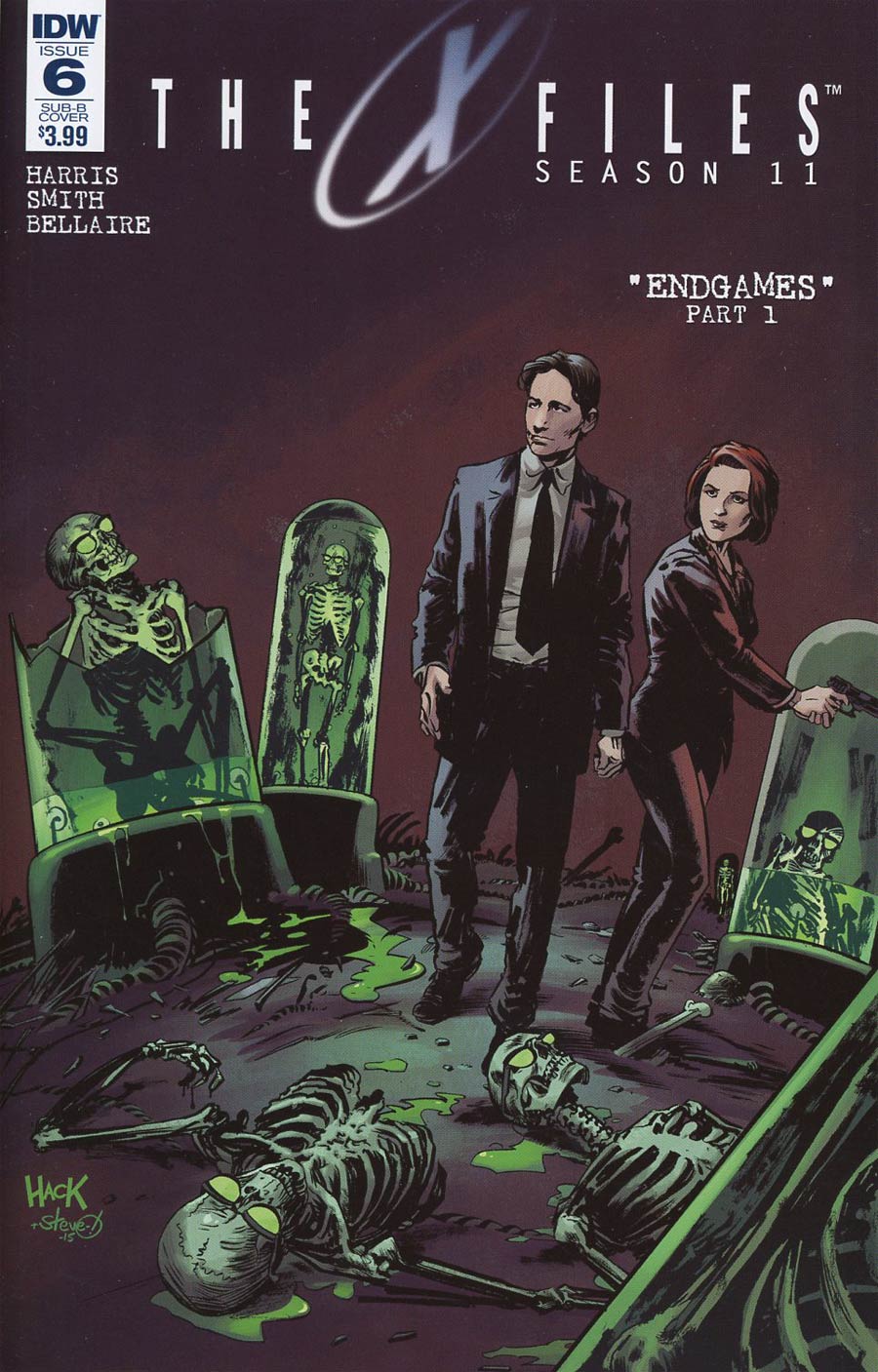 X-Files Season 11 #6 Cover C Variant Robert Hack Subscription Cover