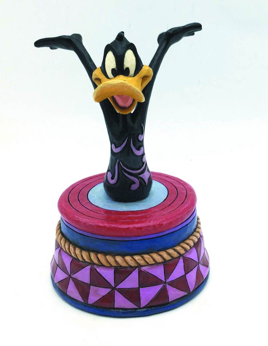 Looney Tunes By Jim Shore Daffy Duck Treasure Box