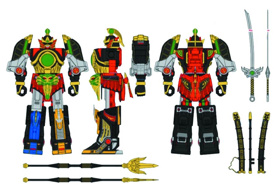 Power Rangers Legacy Thunder Megazord