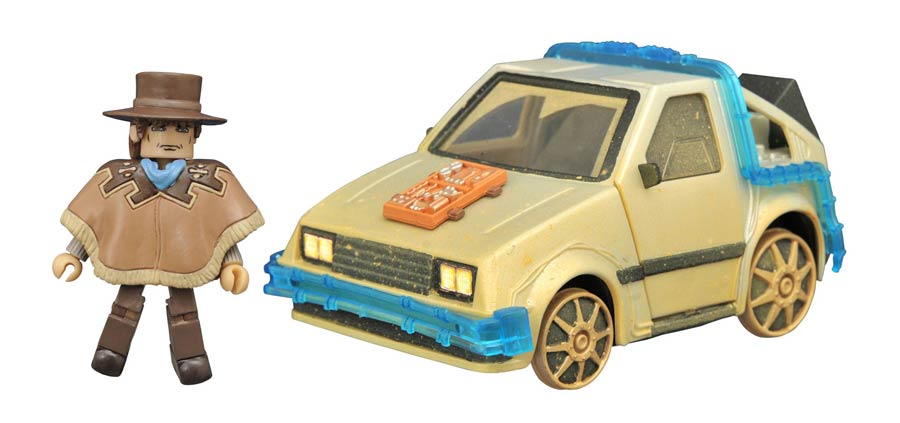 Back To The Future Minimates Rail Ready Time Machine Vehicle