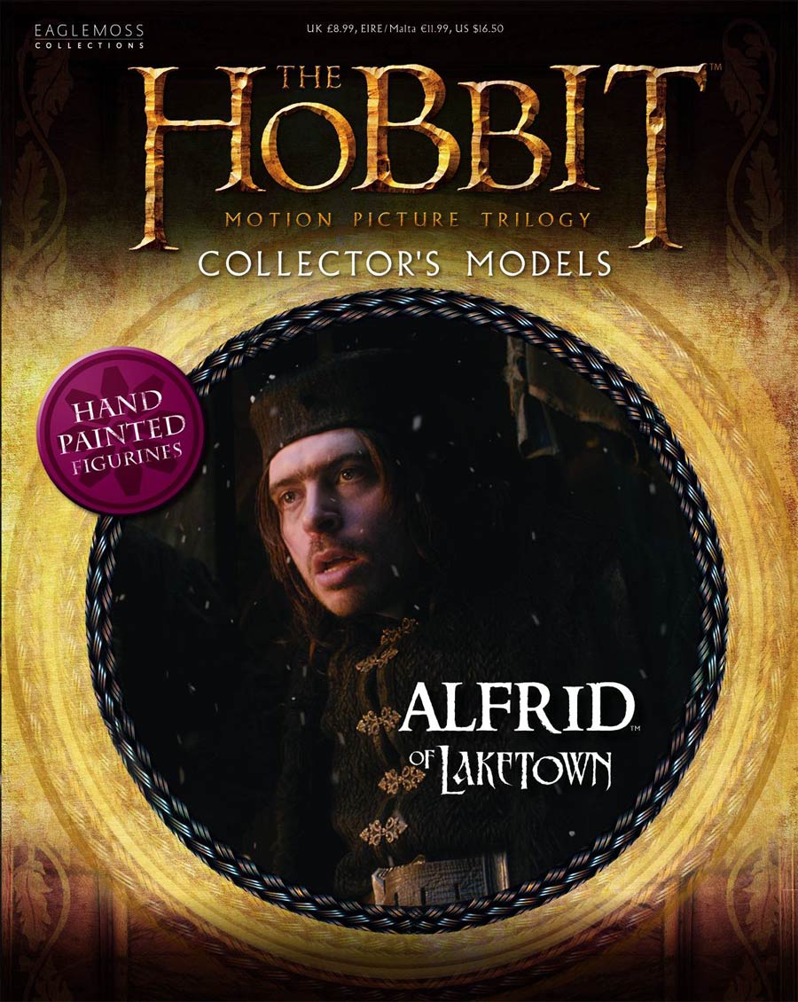 Hobbit Motion Picture Trilogy Figurine Collection Magazine #10 Alfrid Of Laketown