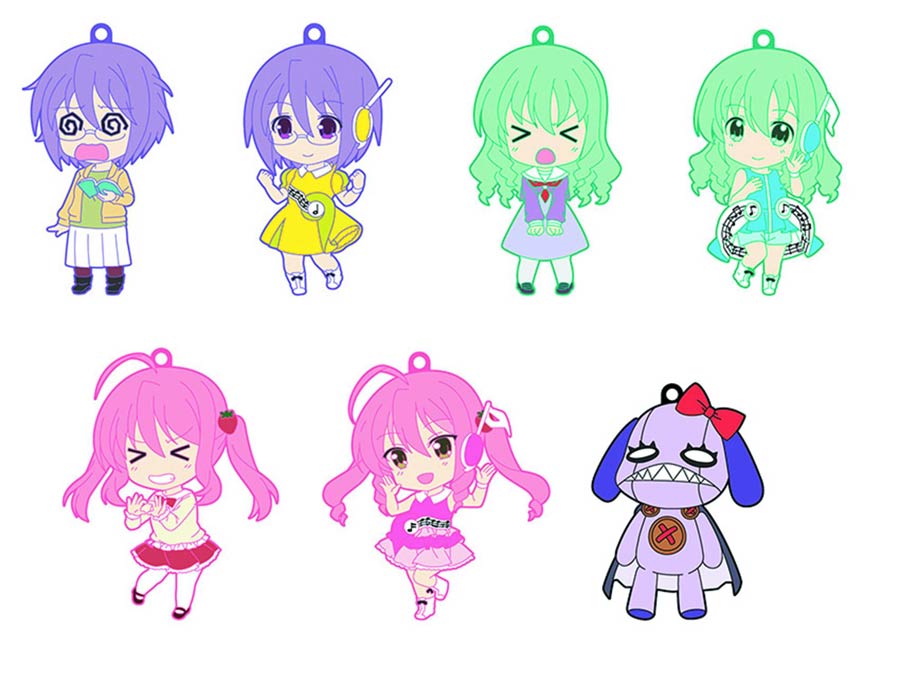 Seiyus Life Nendoroid Plus Trading Strap 7-Piece Display