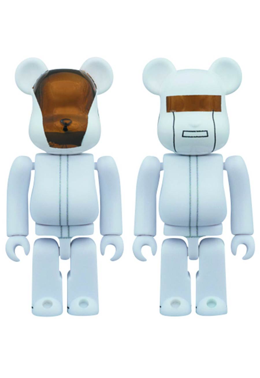 Daft Punk White Suit 2-Pack 100 Percent Bearbrick