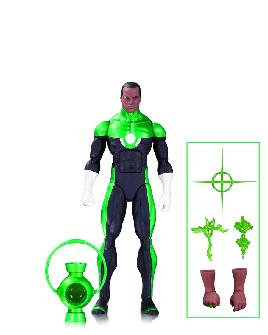 DC Comics Icons 15 Green Lantern John Stewart Mosaic Action Figure
