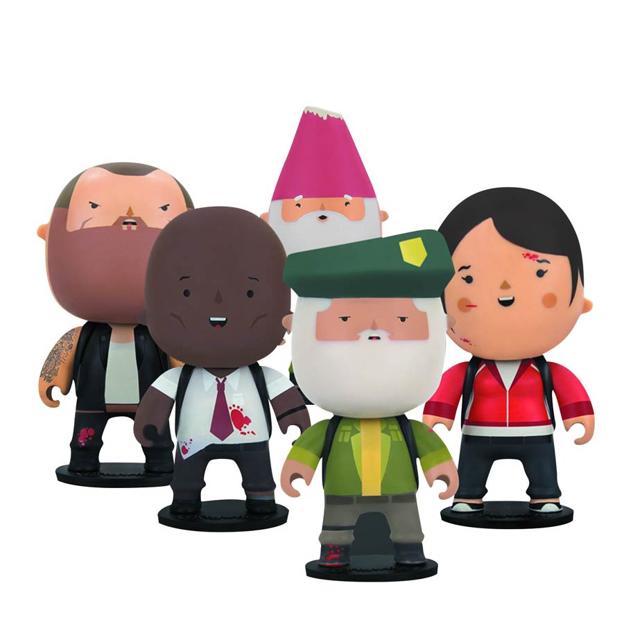 Left 4 Dead Survivors Vinylkins Figure 5-Pack