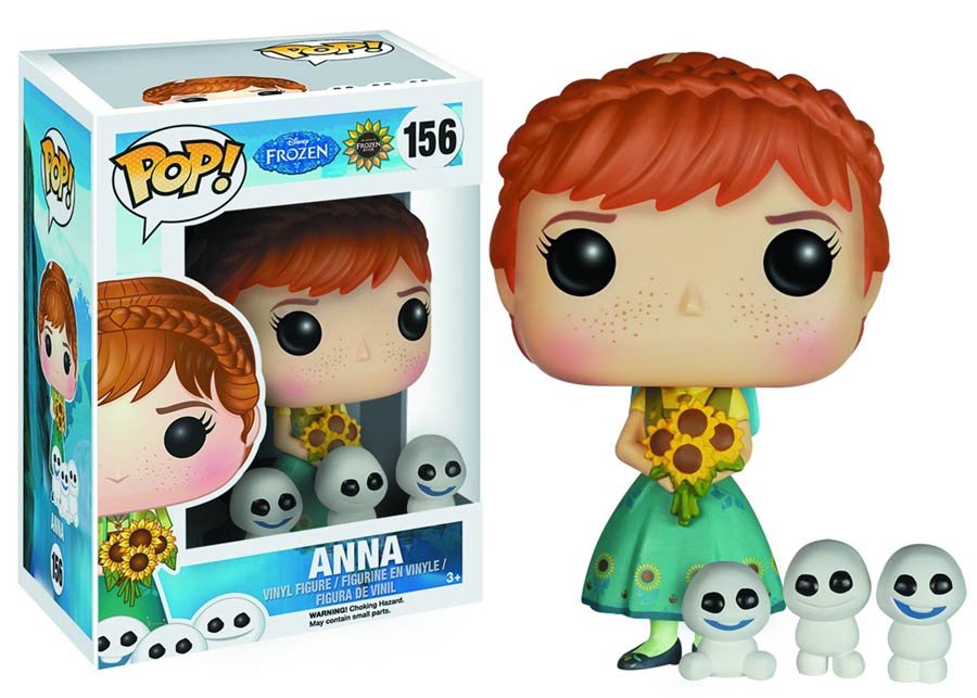 POP Disney 156 Frozen Fever Anna Vinyl Figure