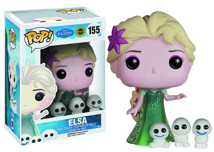 POP Disney 155 Frozen Fever Elsa Vinyl Figure