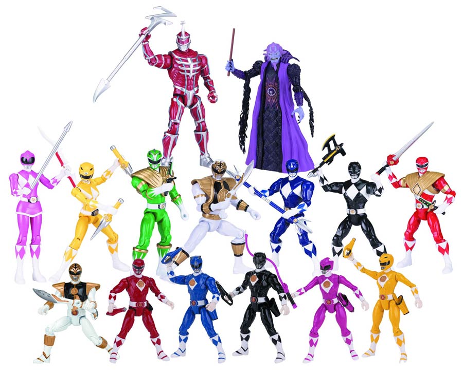 Power Rangers Legacy 5-Inch Action Figure Assortment Case