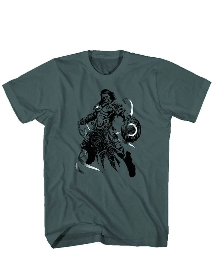 Magic The Gathering Gideon Jura Charcoal T-Shirt Large