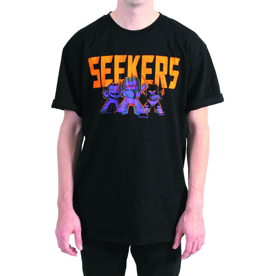 The Loyal Subjects x Transformers Seekers Black T-Shirt Large