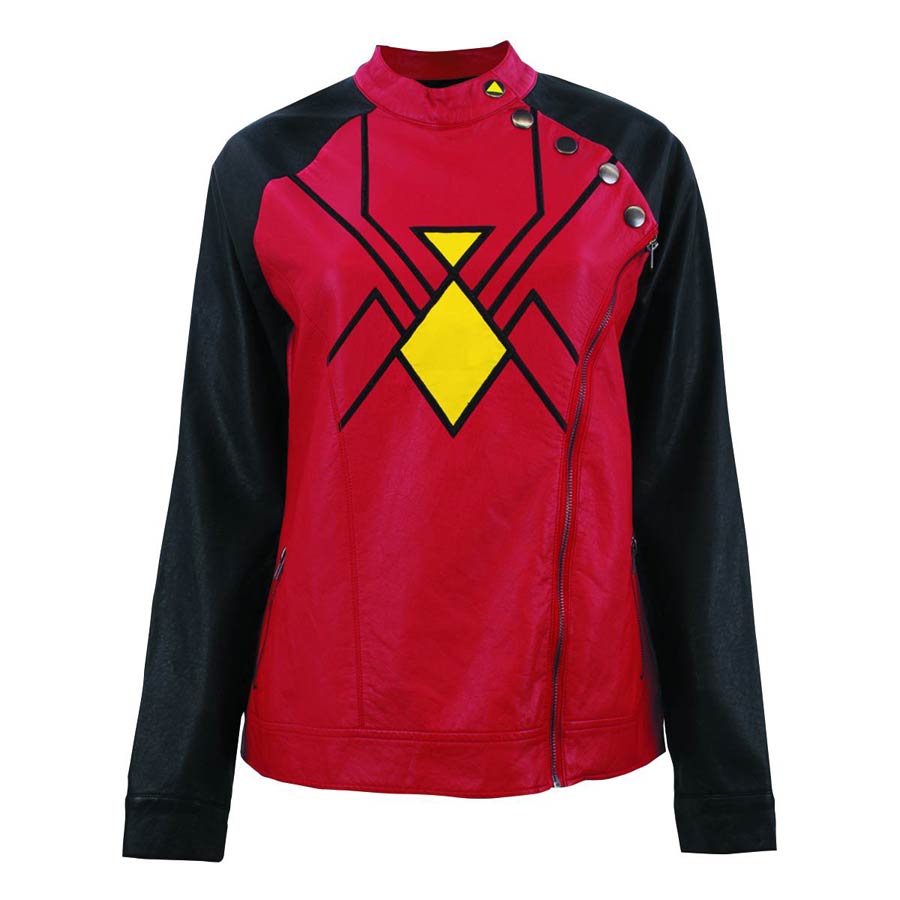 Marvel Heroes Spider-Woman Motorcycle Jacket Small