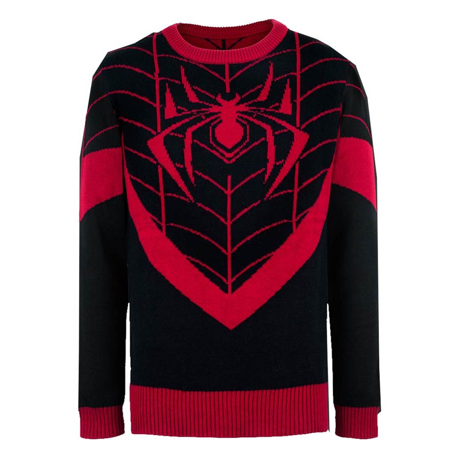 Spider-Man I Am Miles Morales Knit Sweater Small