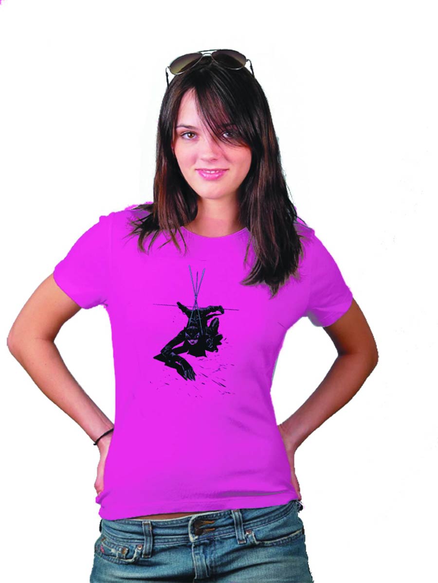 Catwoman Suspend By Paul Pope Womens T-Shirt Large