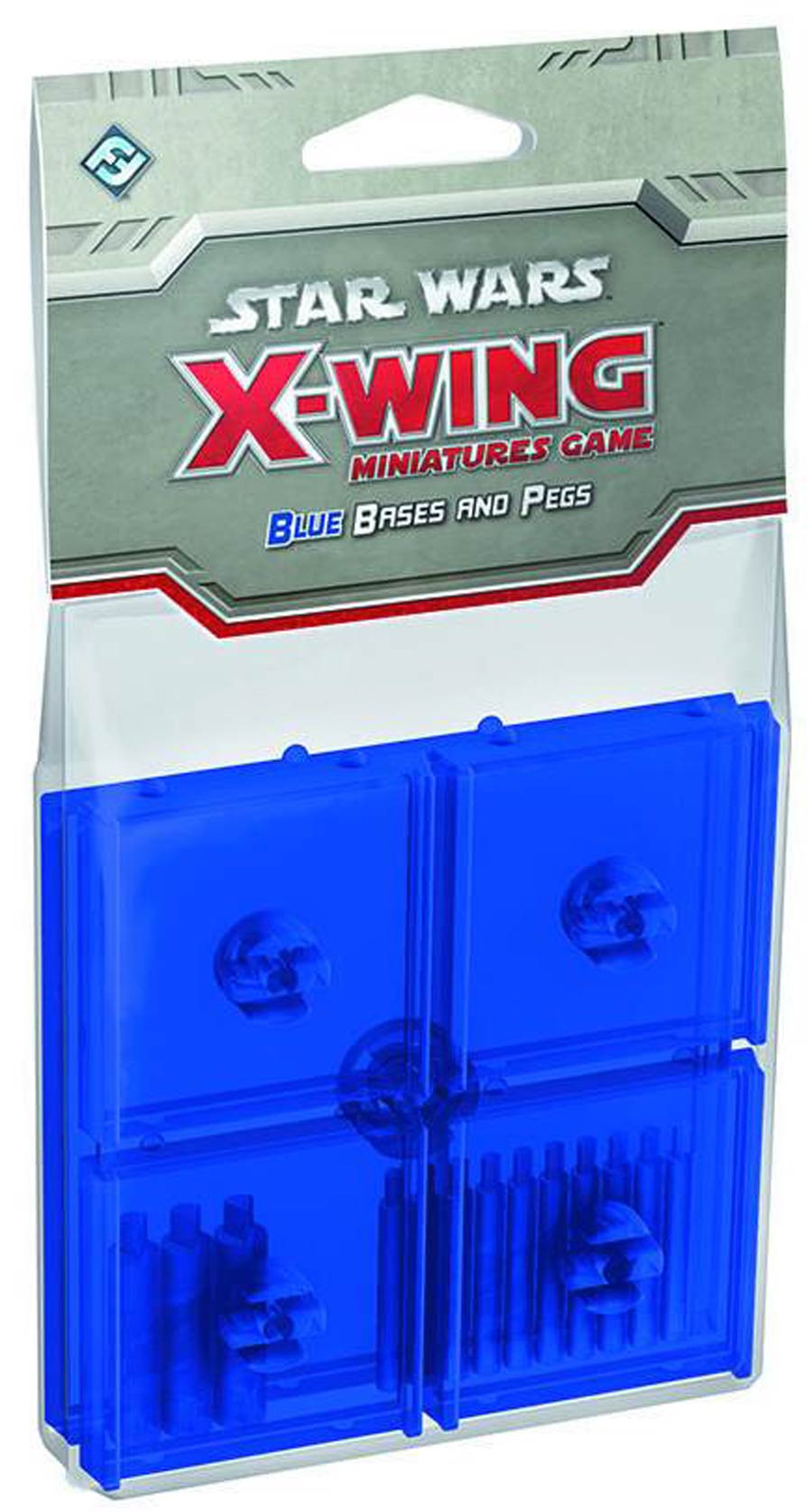 Star Wars X-Wing Miniatures Game Base And Pegs Pack - Blue
