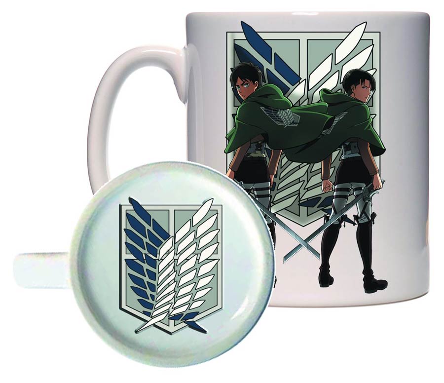 Attack On Titan Scout Symbol Molded Bottom Mug