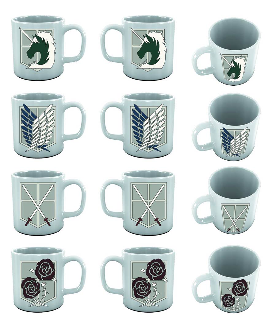 Attack On Titan 6-Ounce 4-Pack Mug