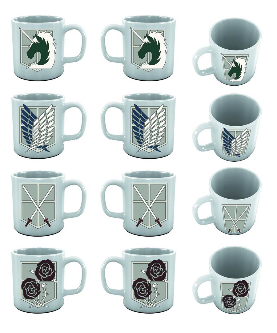 Attack On Titan 6-Ounce 4-Pack Mug