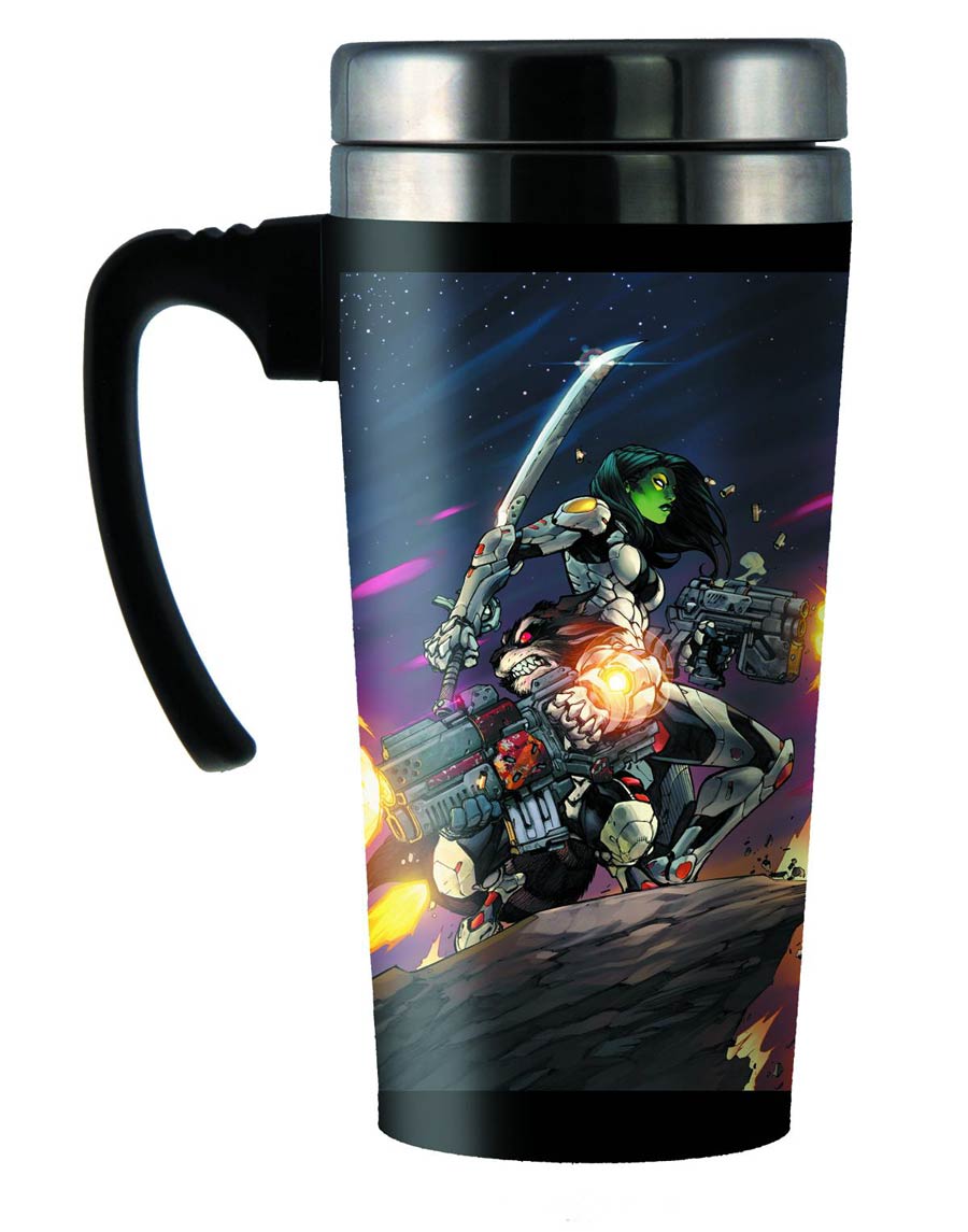 Guardians Of The Galaxy Handle Travel Mug - Rocket Raccoon