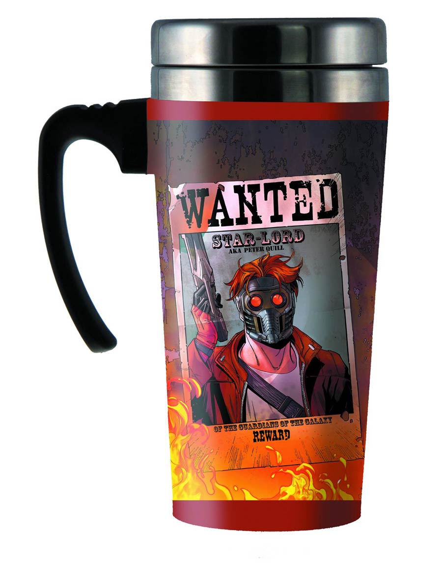 Guardians Of The Galaxy Handle Travel Mug - Wanted
