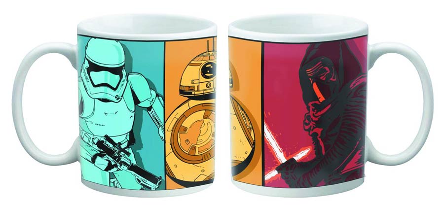 Star Wars Episode VII The Force Awakens Mug - Comic Art