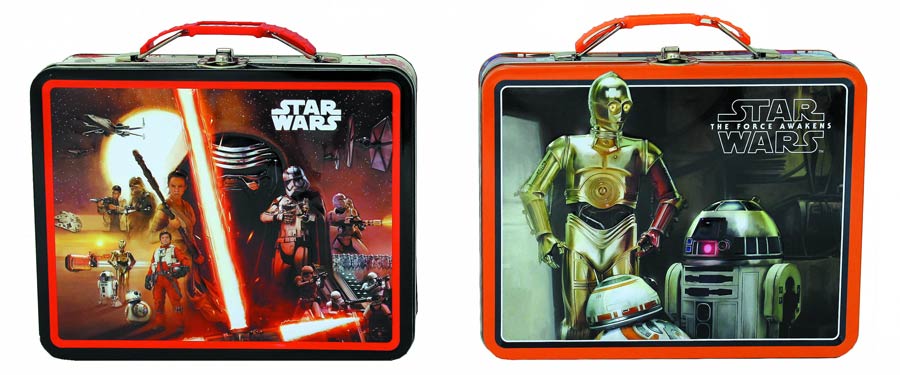 Star Wars Episode VII The Force Awakens Tin Tote 12-Piece Assortment Case