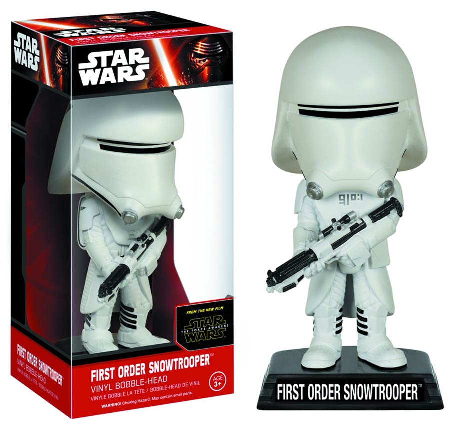 Star Wars Episode VII The Force Awakens First Order Snowtrooper Wacky Wobbler