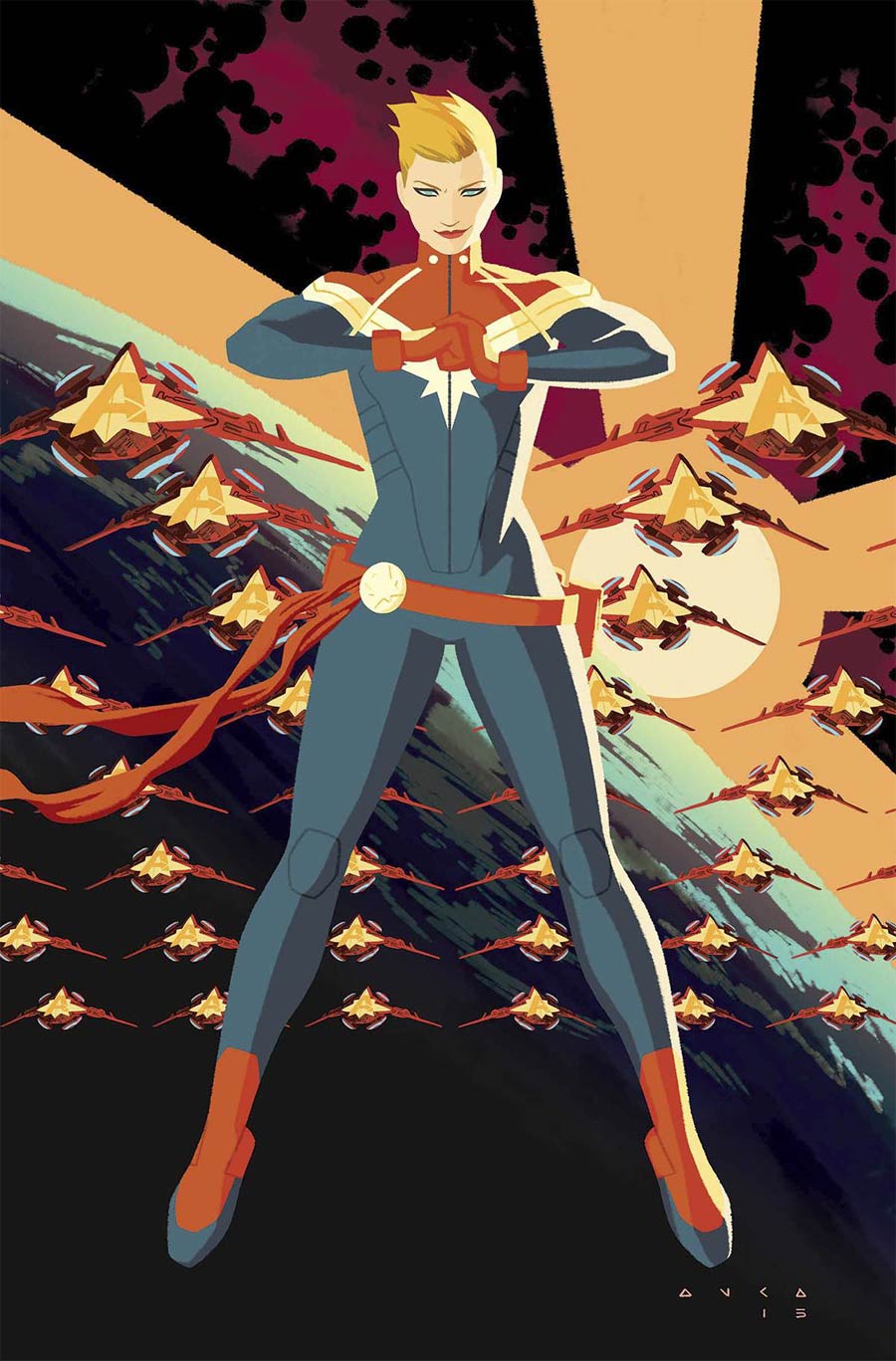 Captain Marvel Vol 8 #1 By Kris Anka Poster