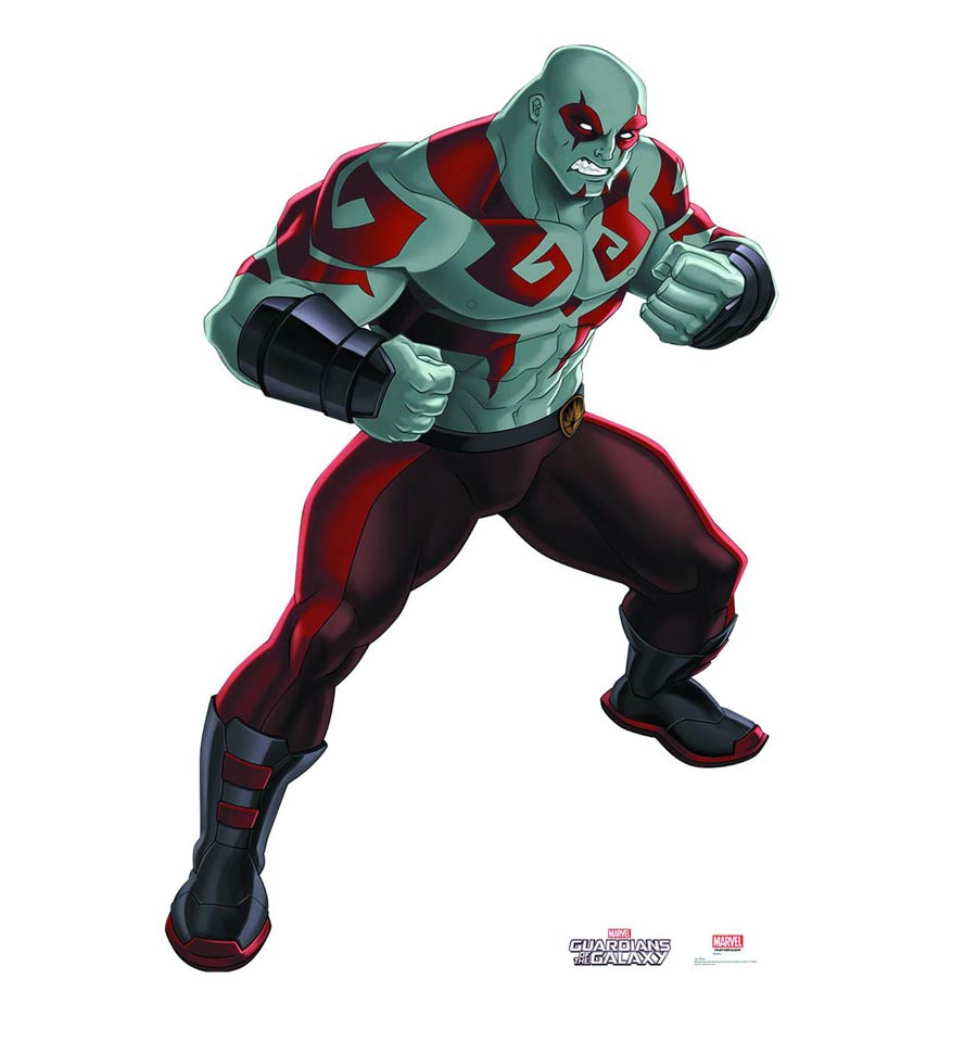 Guardians Of The Galaxy Animated Life-Size Stand-Up - Drax